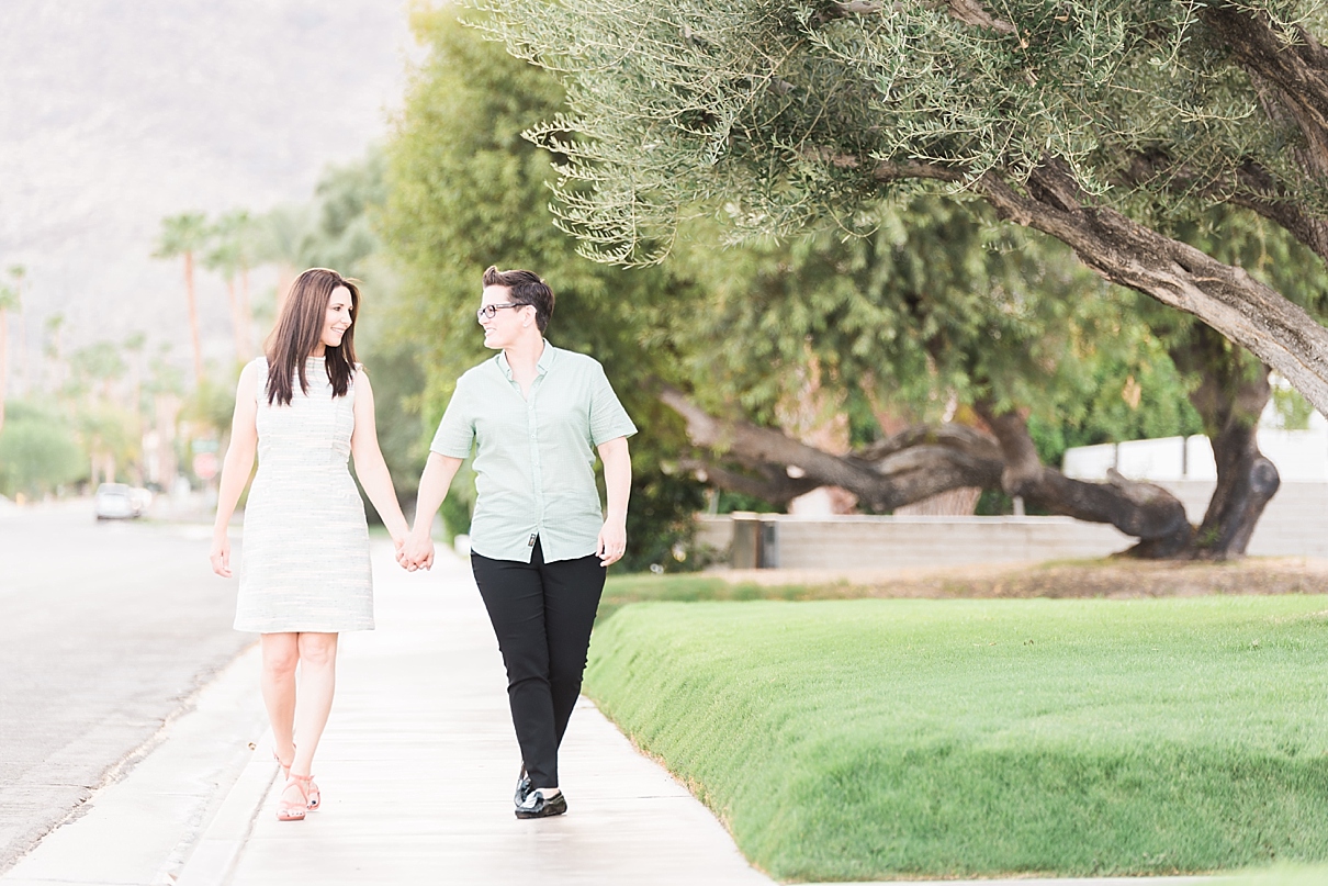 That Pink Door Palm Springs Engagement Session Anne Kelly