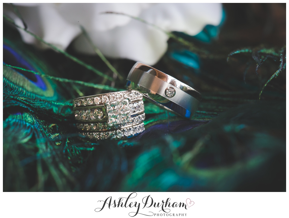 Wedding Ring Ostrich Feather, Colorado Wedding, Golden Wedding, Denver Wedding, Colorado Springs Wedding