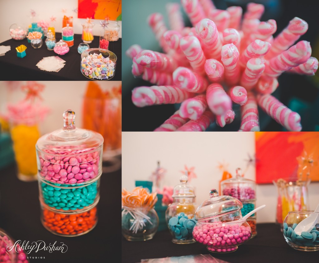 colorful wedding, colorful bridal party, palm springs wedding, saguaro hotel, saguaro hotel palm springs, saguaro wedding, over the rainbow bakery, over the rainbow palm springs, colorful wedding cake, sweets table, candy bar, candy buffet