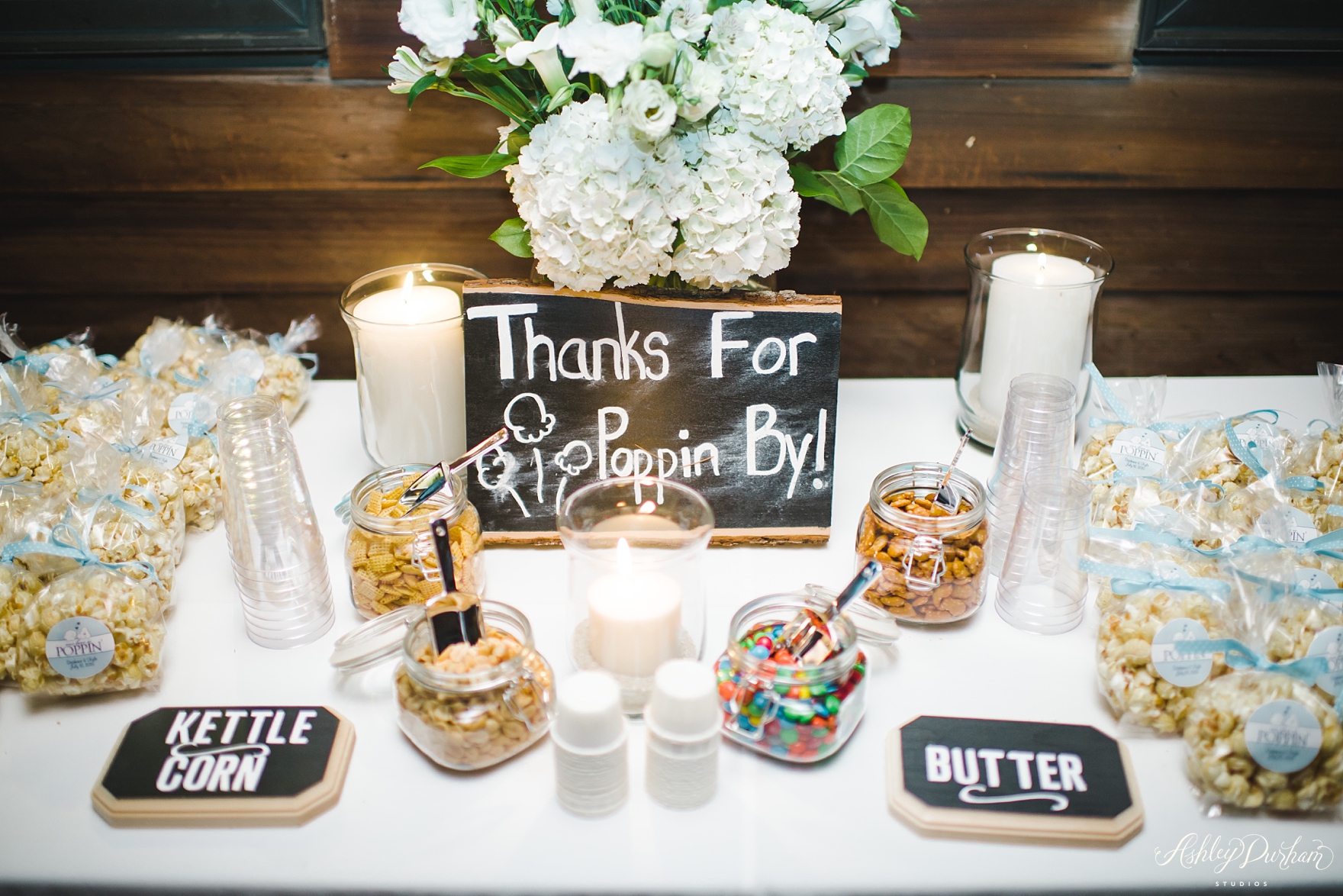 popcorn bar for wedding, diy popcorn bar wedding, green mountain ranch wedding