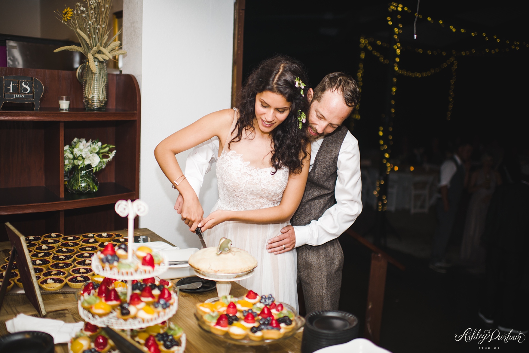 diy pie bar, frost my cake bakery, pie tarts for wedding, non cake dessert ideas for weddings