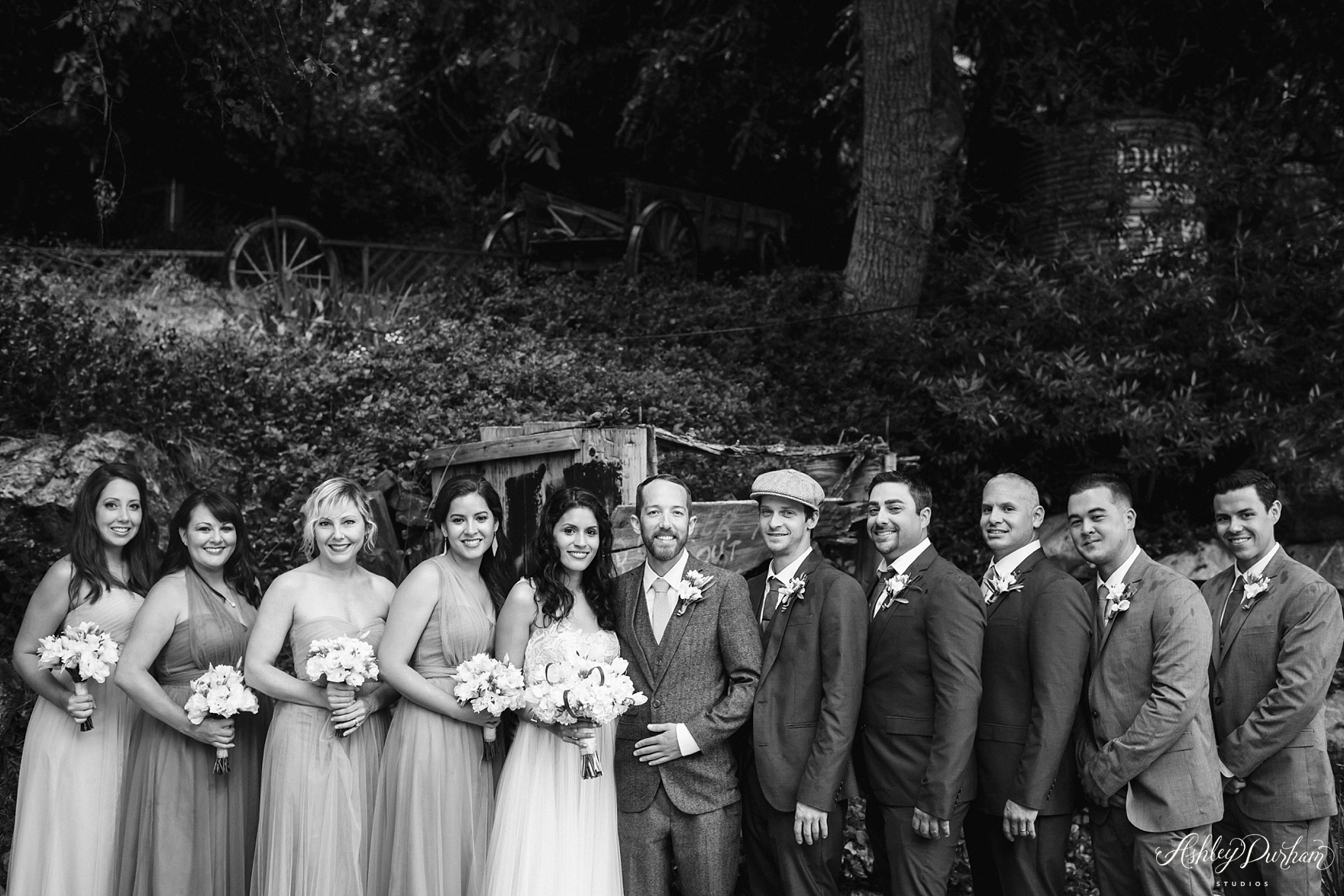 Green mountain ranch weddings, multicolored bridesmaid dresses, tulle wedding dress, tulle bridesmaid dresses