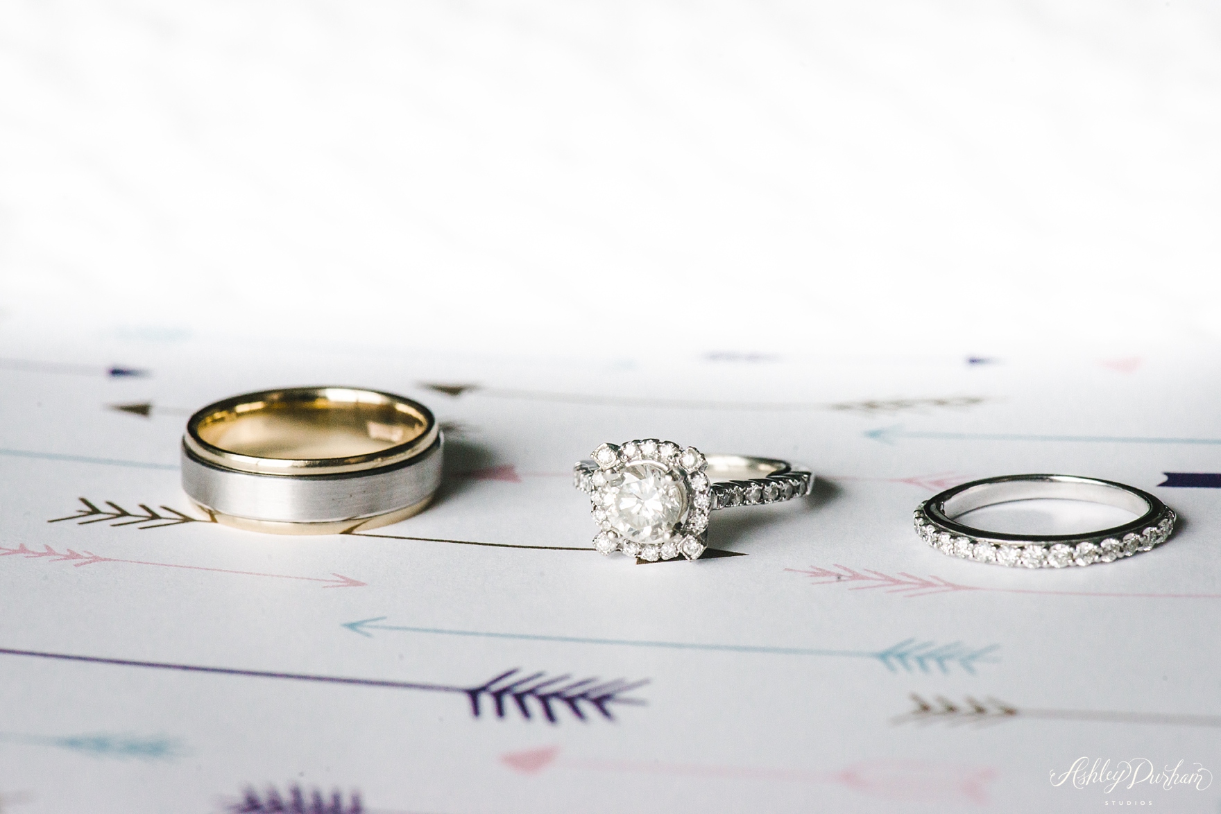 Green Mountain Ranch Wedding, wedding ring with invitation