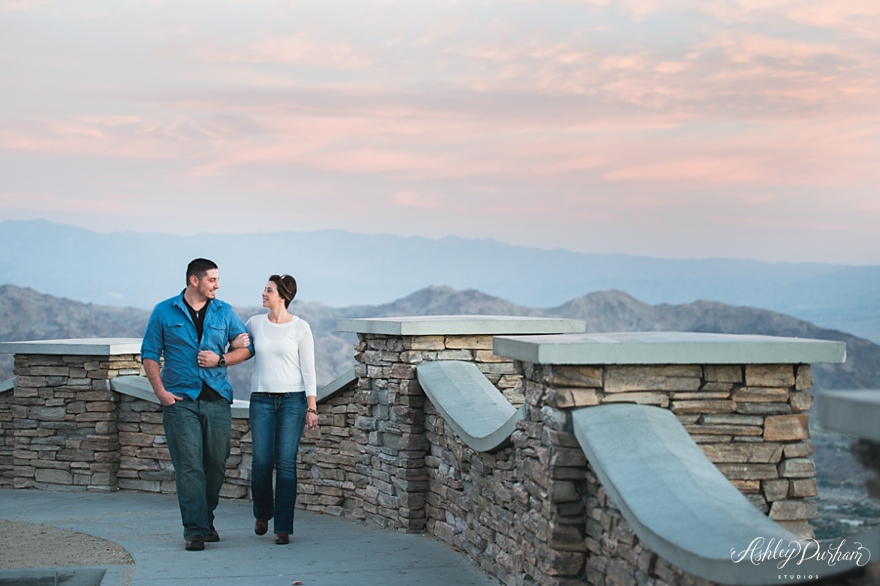 palm desert engagement photographer, sunrise on highway 74, highway 74 engagement session, highway 74 lookout point