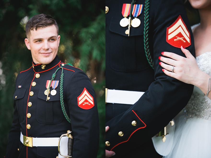usmc wedding, griffith house, camp pendleton wedding, anaheim wedding