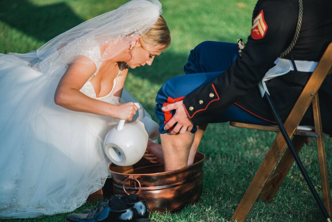 christian wedding footwashing ceremony