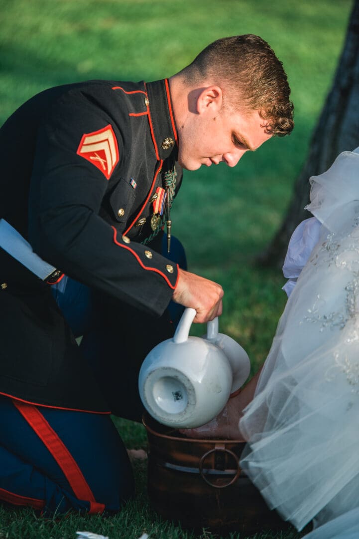christian wedding tradition footwashing