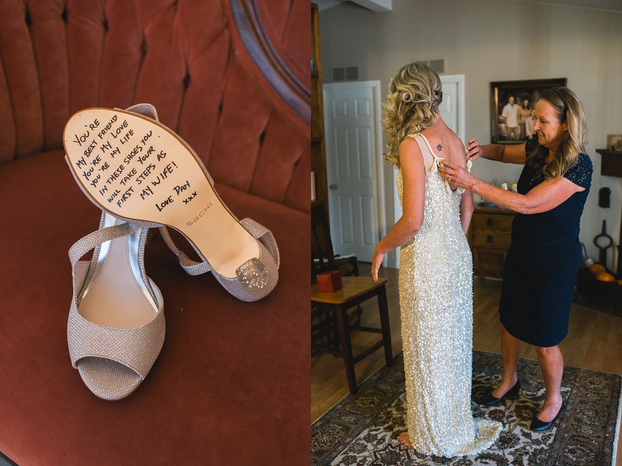 backyard vintage carnival wedding, bridal gift, surprise gift for brides