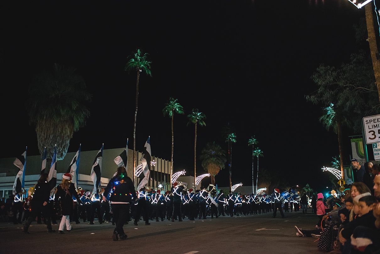 palm springs festival of lights parade, palm springs christmas parade