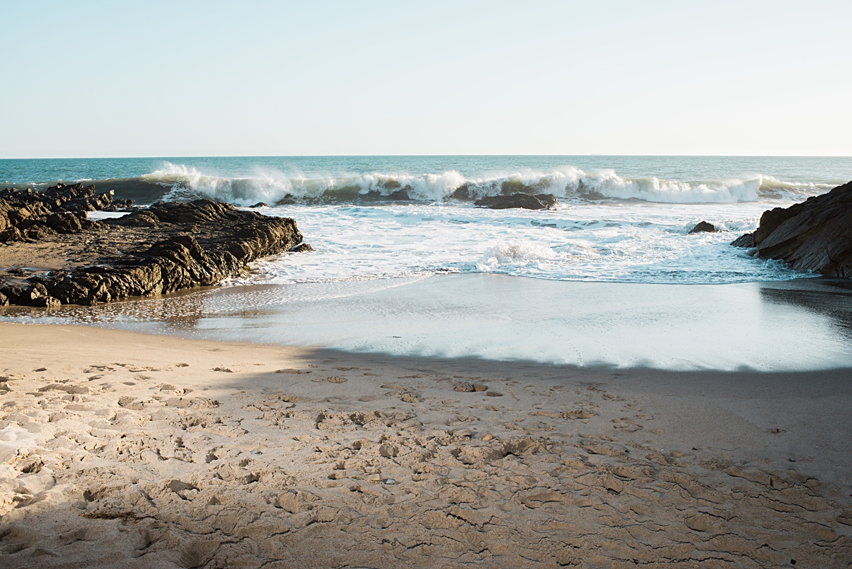 Malibu beach engagement, Leo Carillo photo session, beach engagement photos, California beach engagement session, what to wear for beach engagement session, ball gown beach engagement session