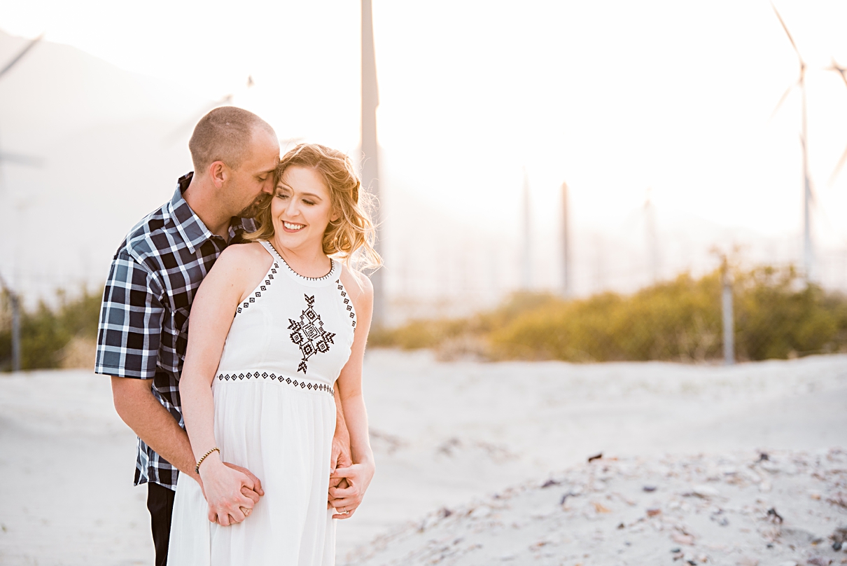 Palm Springs windmills photos, Palm Springs engagement session, Palm Springs engagement photographer, destination engagement session, desert engagement photos, Randy and Ashley engagement photos