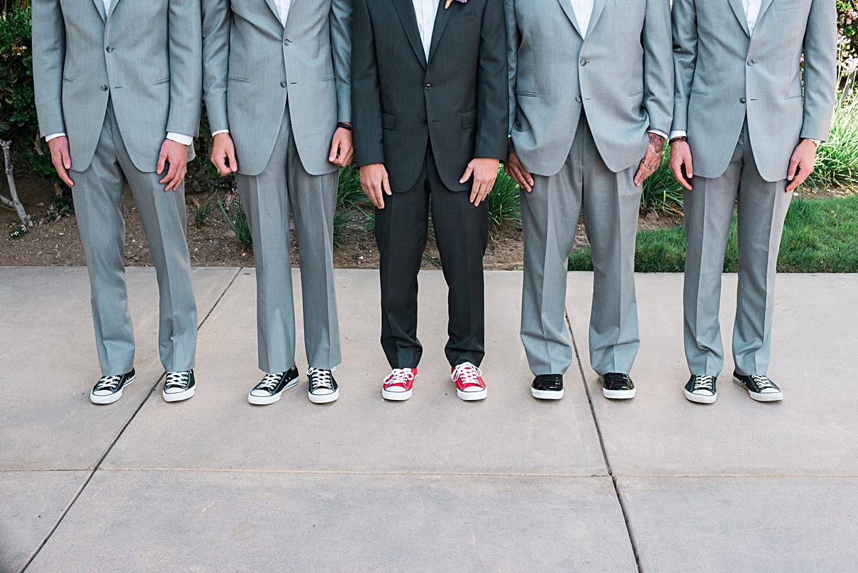 groomsmen in converse