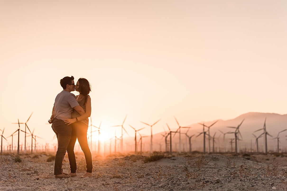 that pink door, palm springs engagement session, same sex engagement session, lesbian engagement session