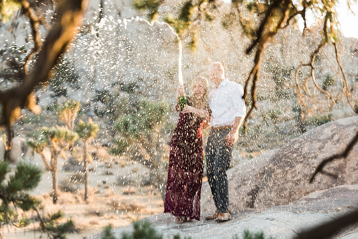 fun desert engagement session, joshua tree engagement session, california desert engagement session, randy and ashley studios
