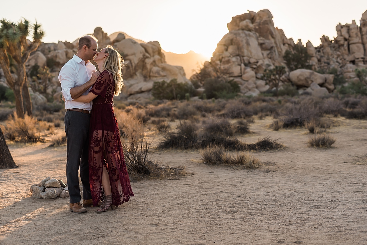 fun desert engagement session, joshua tree engagement session, california desert engagement session, randy and ashley studios