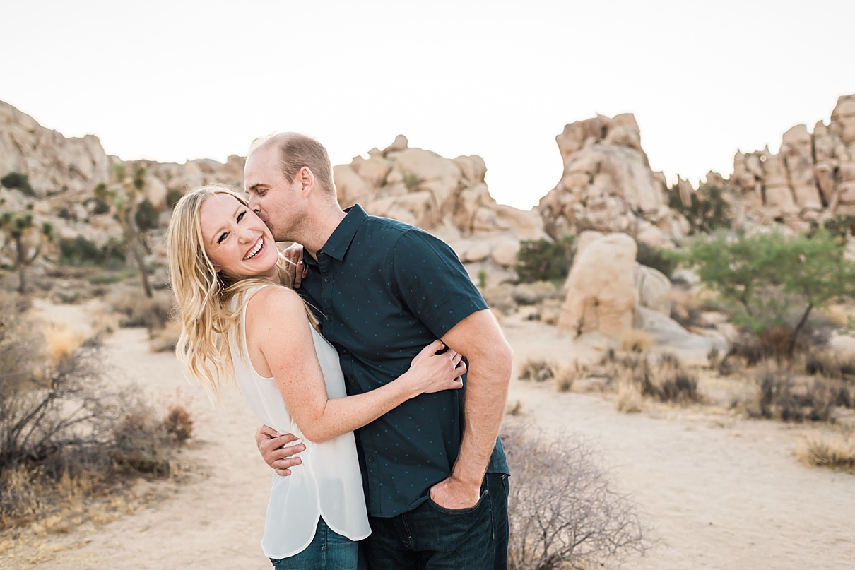 fun desert engagement session, joshua tree engagement session, california desert engagement session, randy and ashley studios