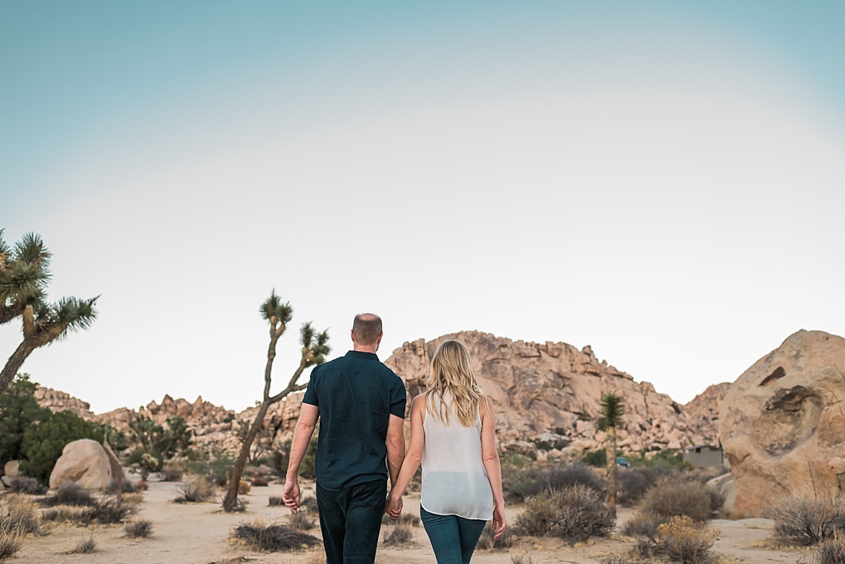 fun desert engagement session, joshua tree engagement session, california desert engagement session, randy and ashley studios