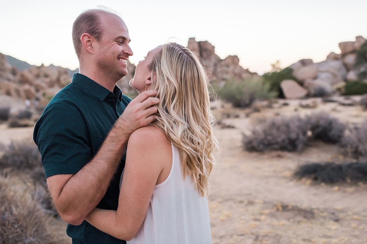 fun desert engagement session, joshua tree engagement session, california desert engagement session, randy and ashley studios