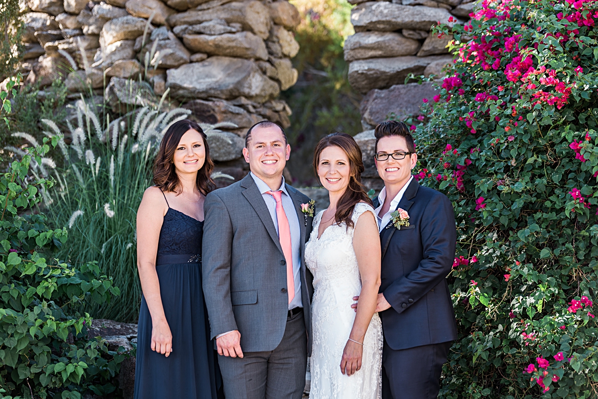 fabulous palm springs wedding, lesbian wedding, gay wedding, palm springs gay wedding, odonnell house wedding, modern wedding, palm springs mid century modern wedding