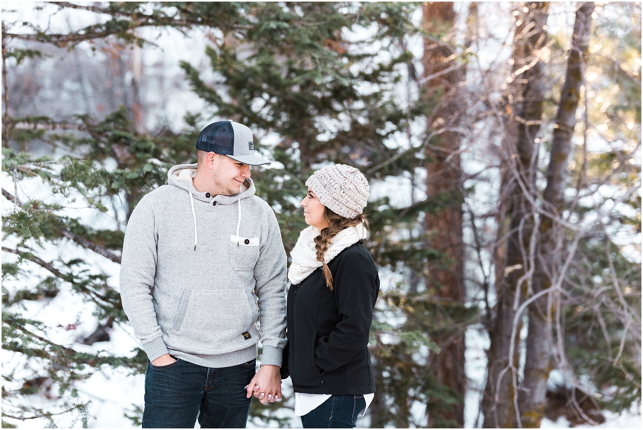 big bear anniversary photography session