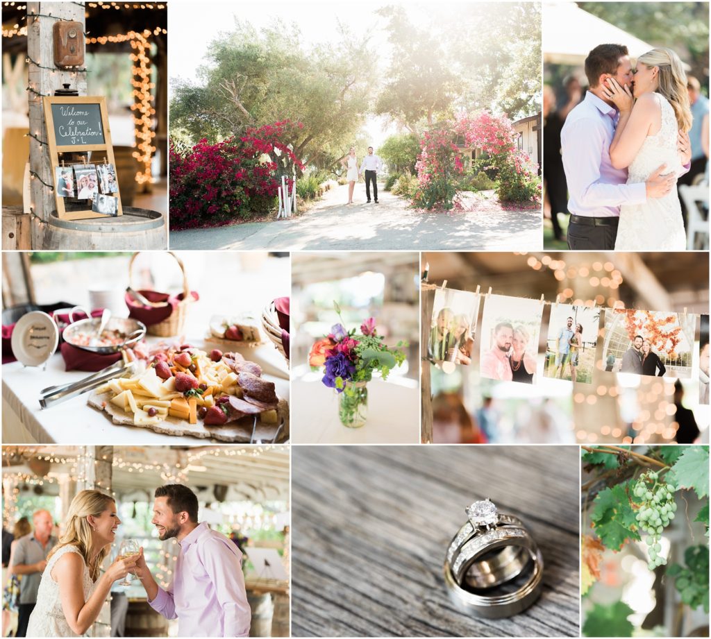 Rustic Bernardo Winery Wedding Reception Featured On San Diego