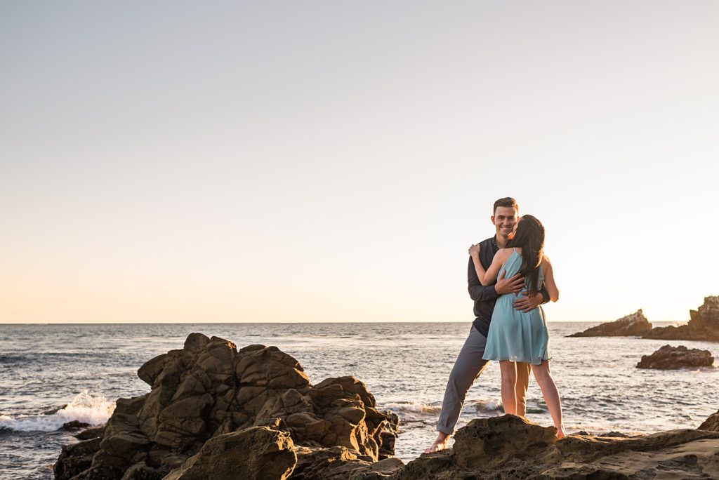 girl kissing boy on cheek