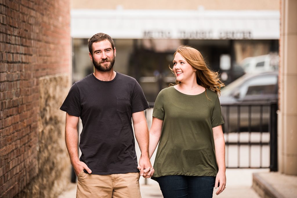 woman looking adoringly at your fiancé 