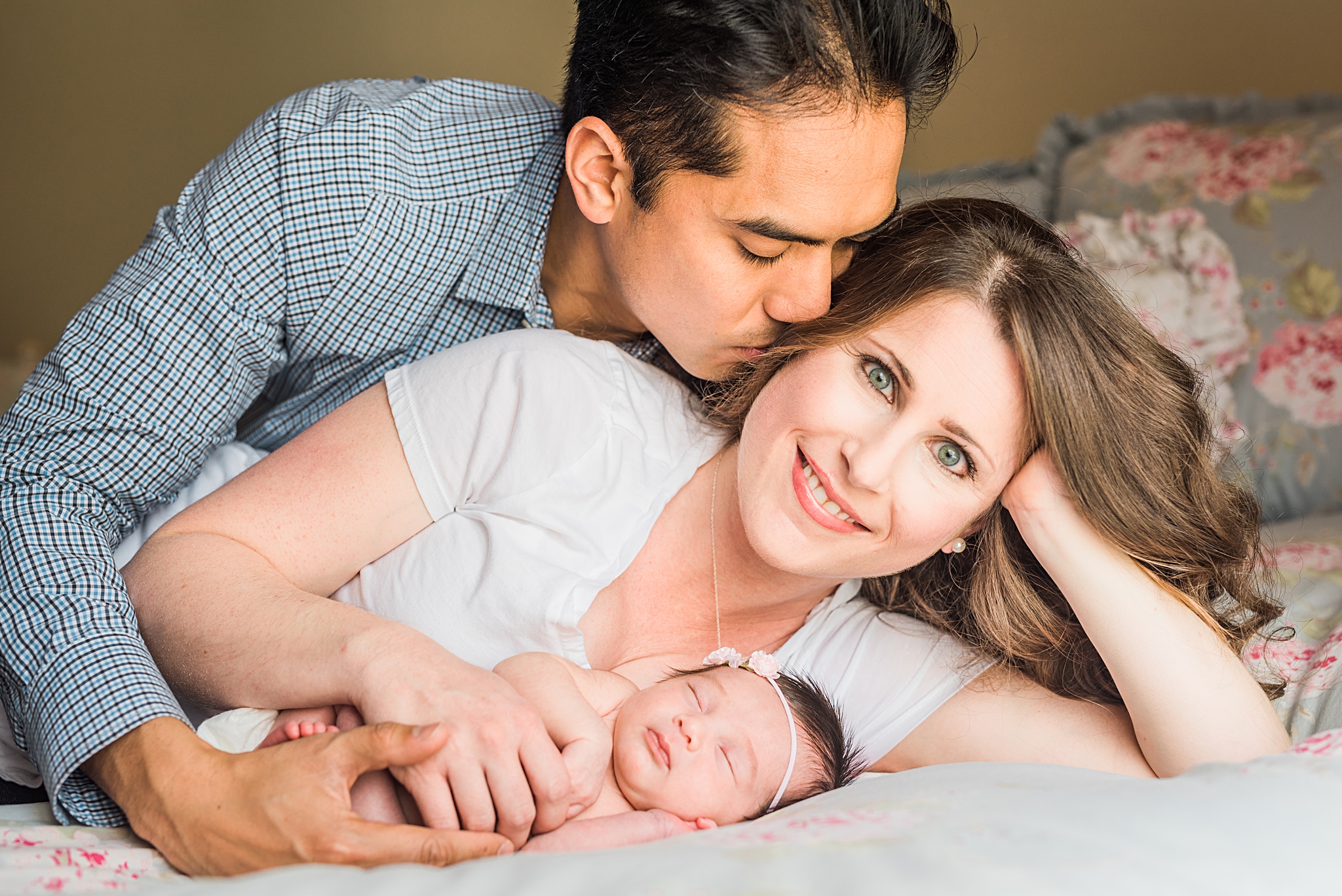 West Los Angeles Lifestyle Newborn Session at Home