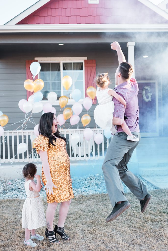 Smoke Bomb Gender Reveal