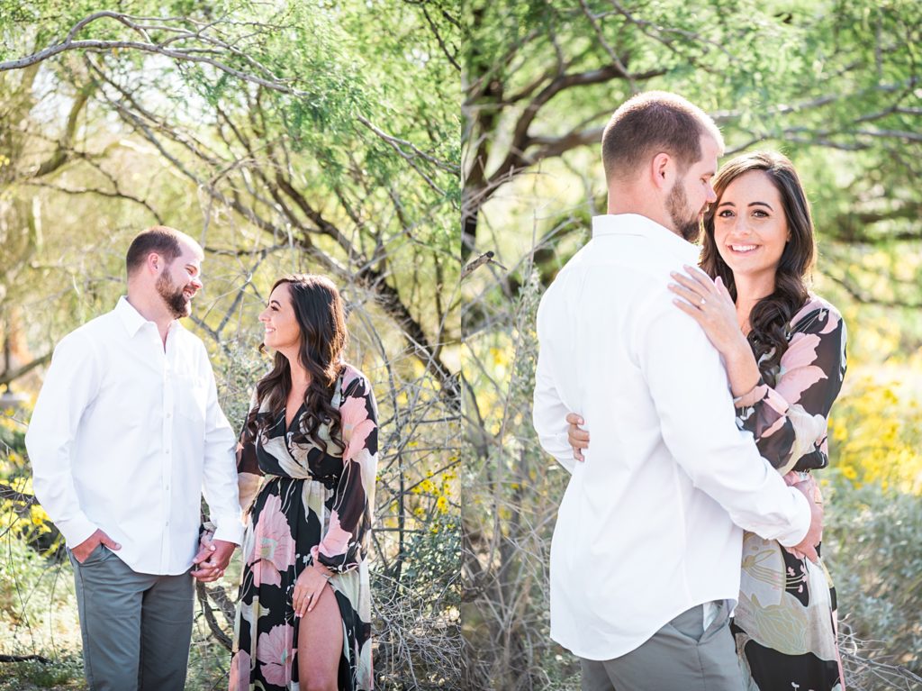 palm desert engagement photos