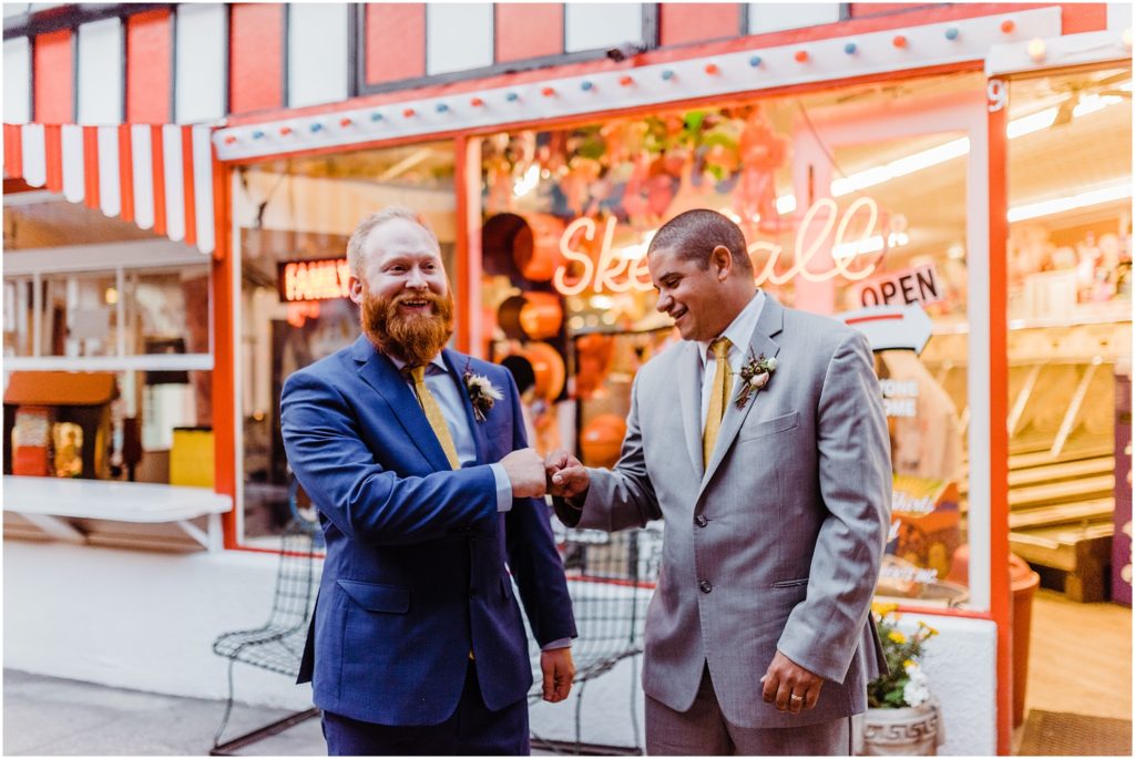 wedding at penny arcade manitou springs