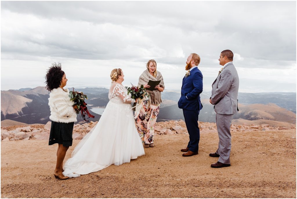 pikes peak wedding ceremony