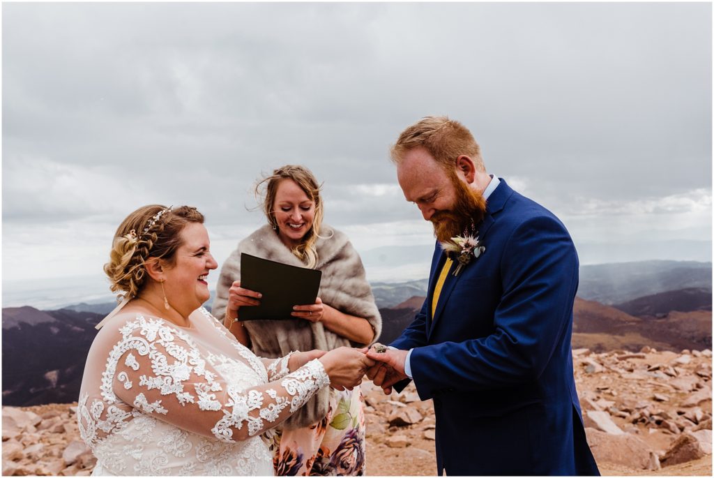 pikes peak wedding ceremony