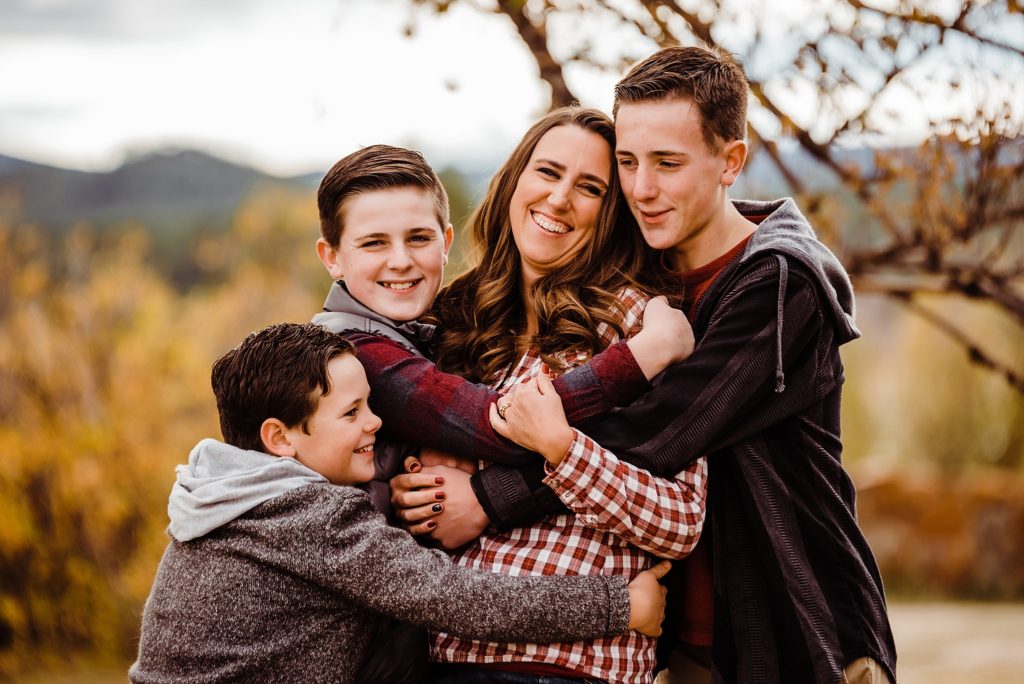 Columbine Open Space family photo session in Castle Rock Colorado