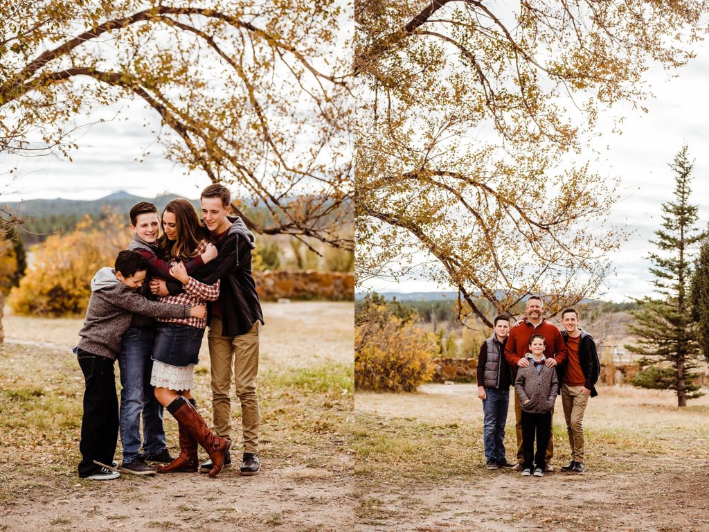 Columbine Open Space family photo session in Castle Rock Colorado