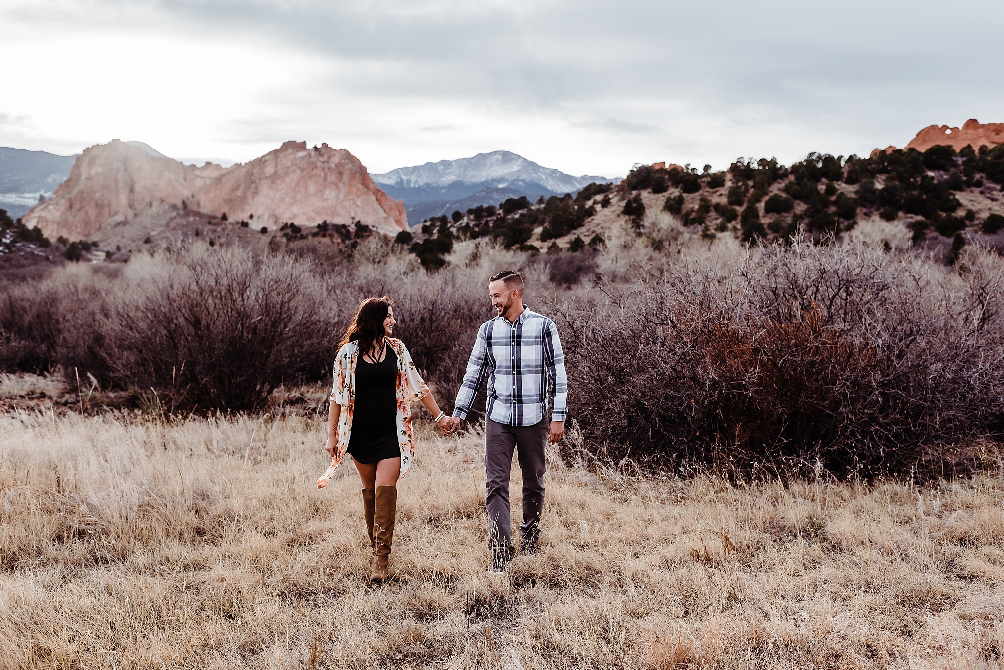 engagement photo session at Garden of the Gods in Colorado Springs