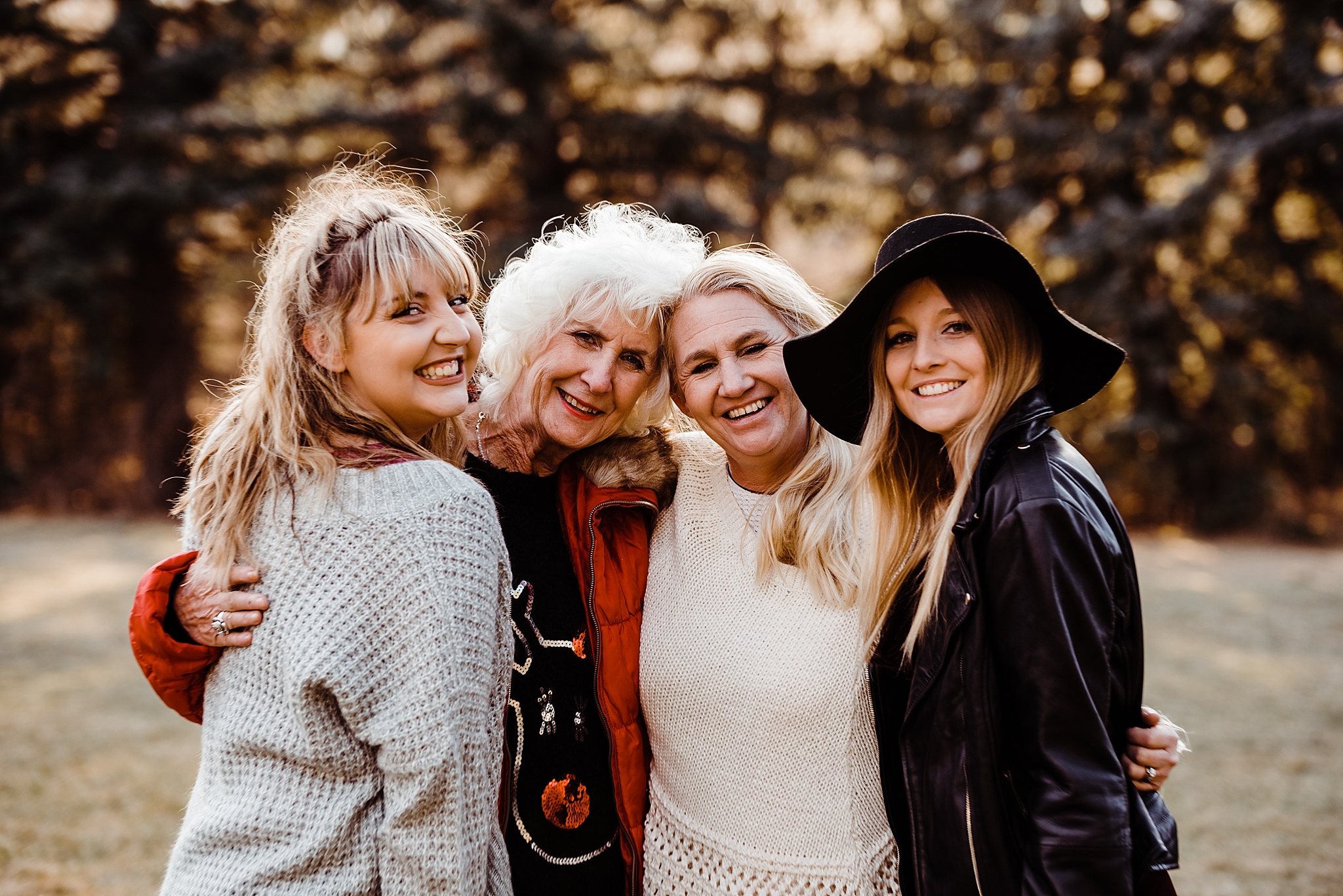 fun family photos at rock ledge ranch in colorado springs
