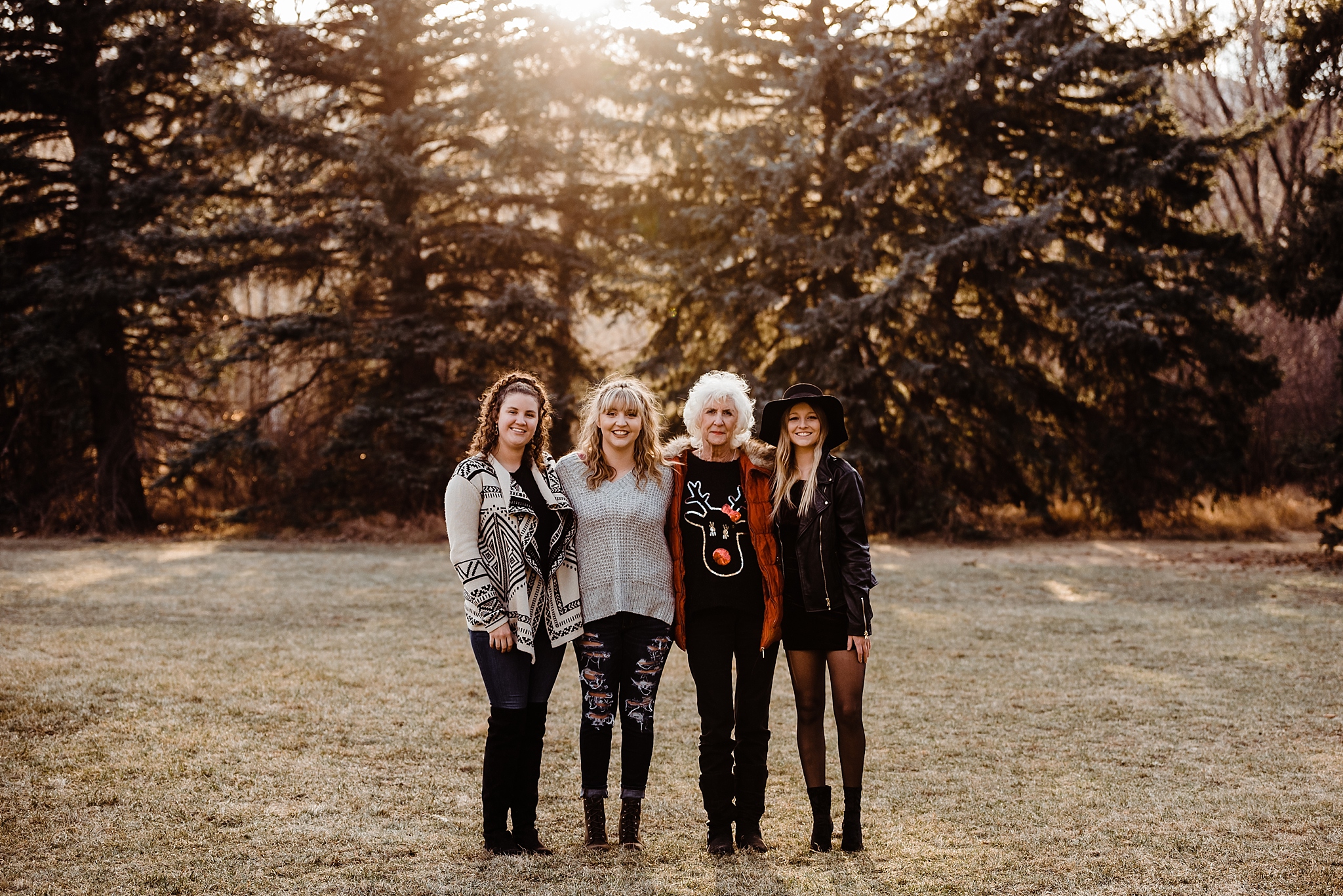 fun family photos at rock ledge ranch in colorado springs