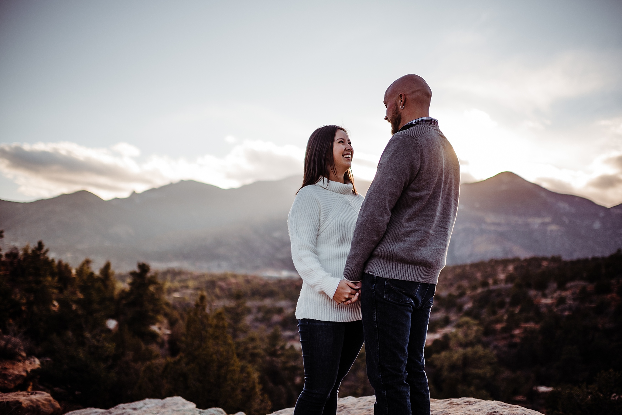Colorado Springs engagement session at Garden of the Gods