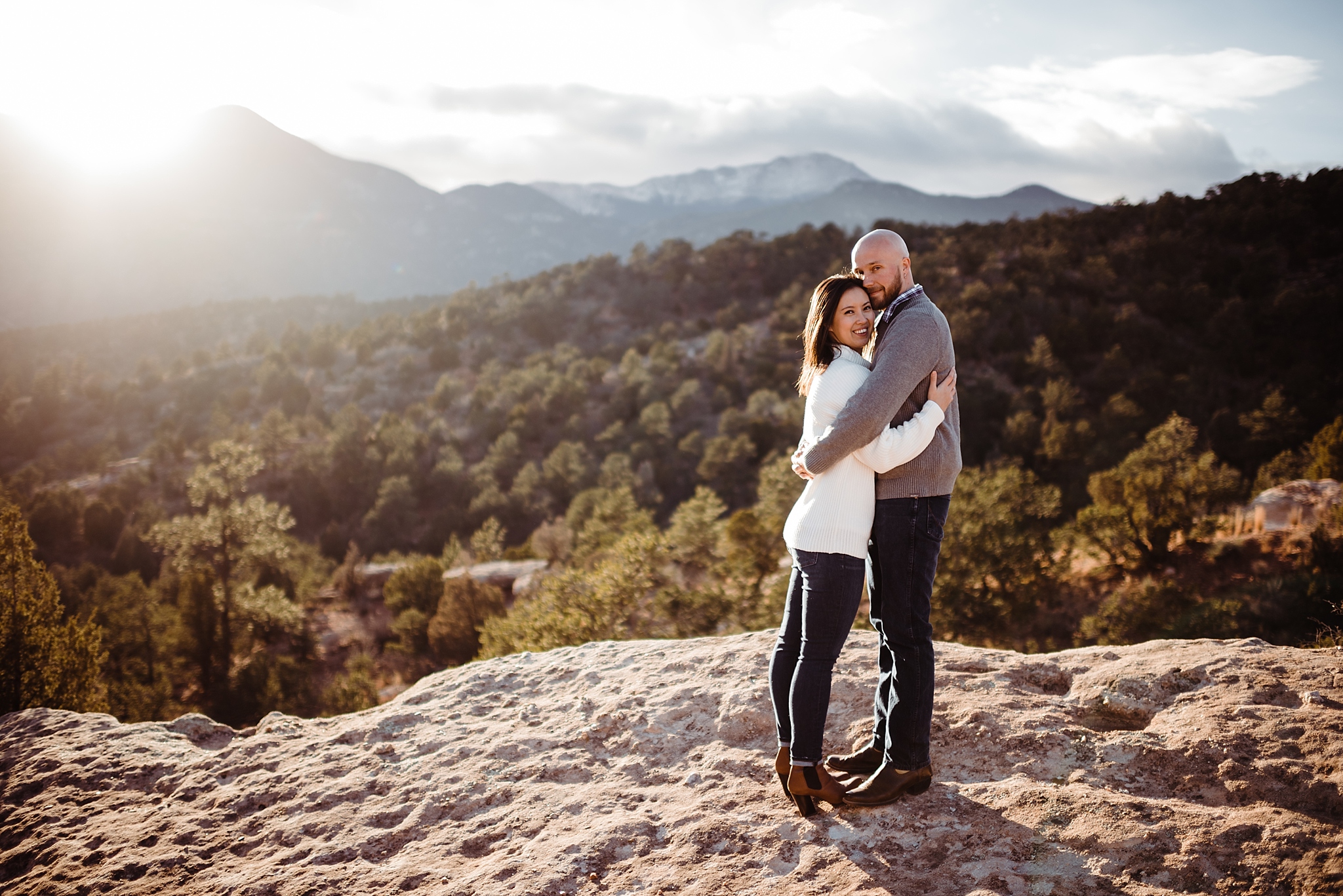 Colorado Springs engagement session at Garden of the Gods