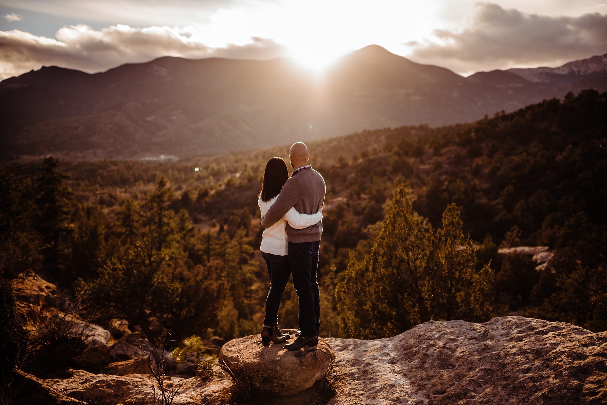 Colorado Springs engagement session at Garden of the Gods