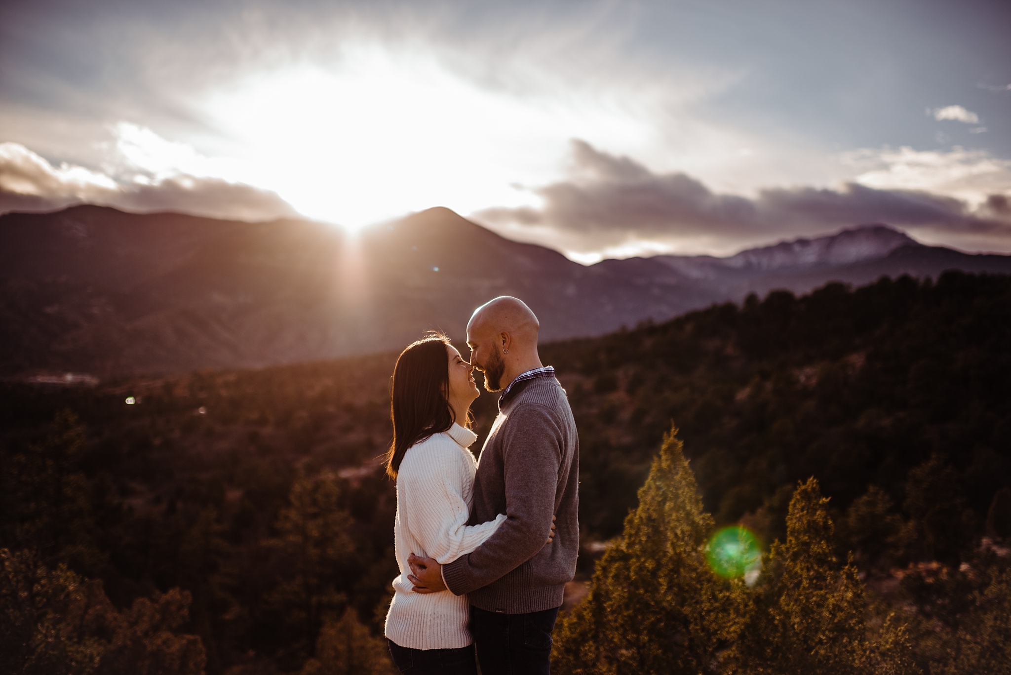 Colorado Springs engagement session at Garden of the Gods