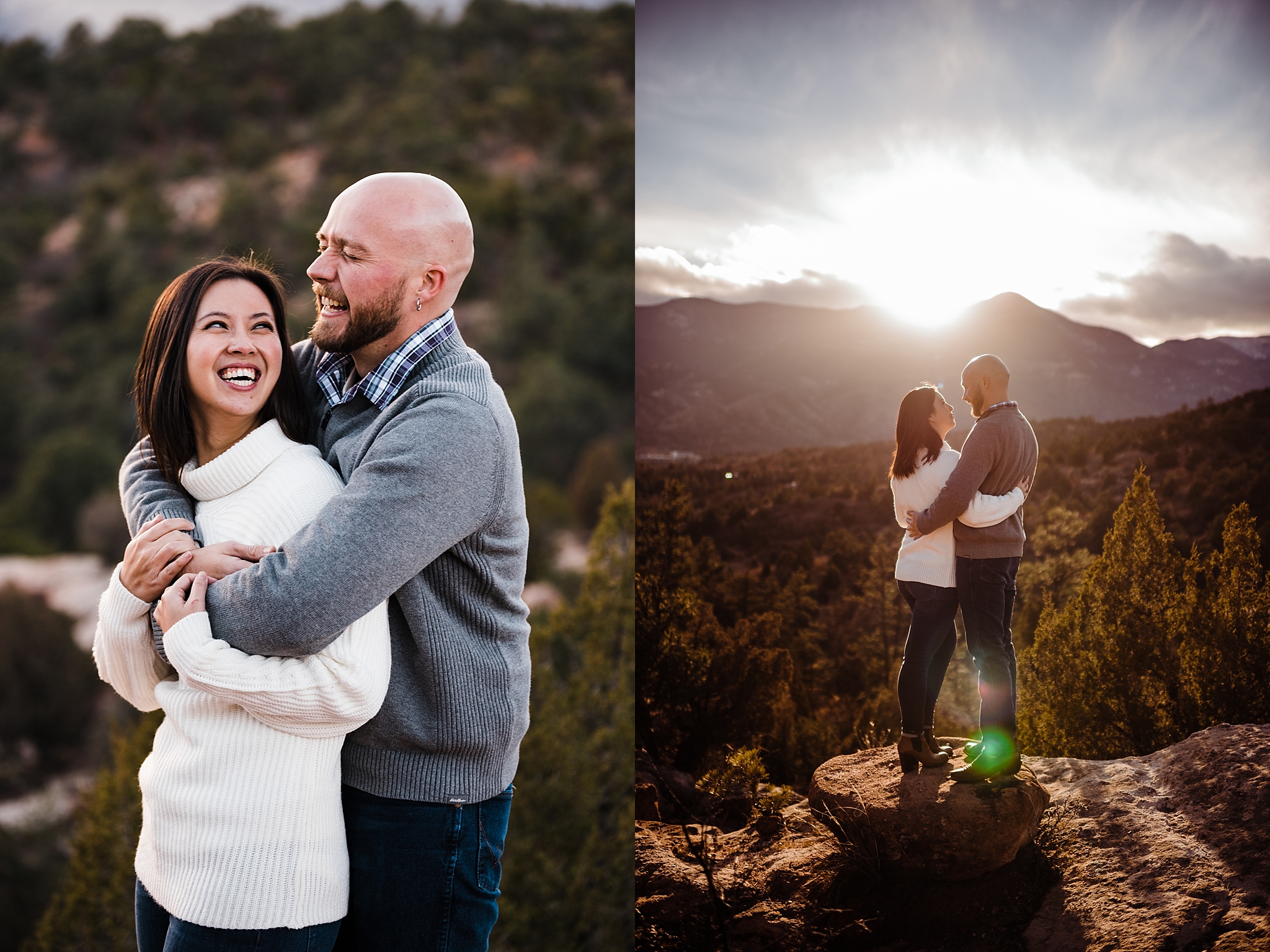 Colorado Springs engagement session at Garden of the Gods
