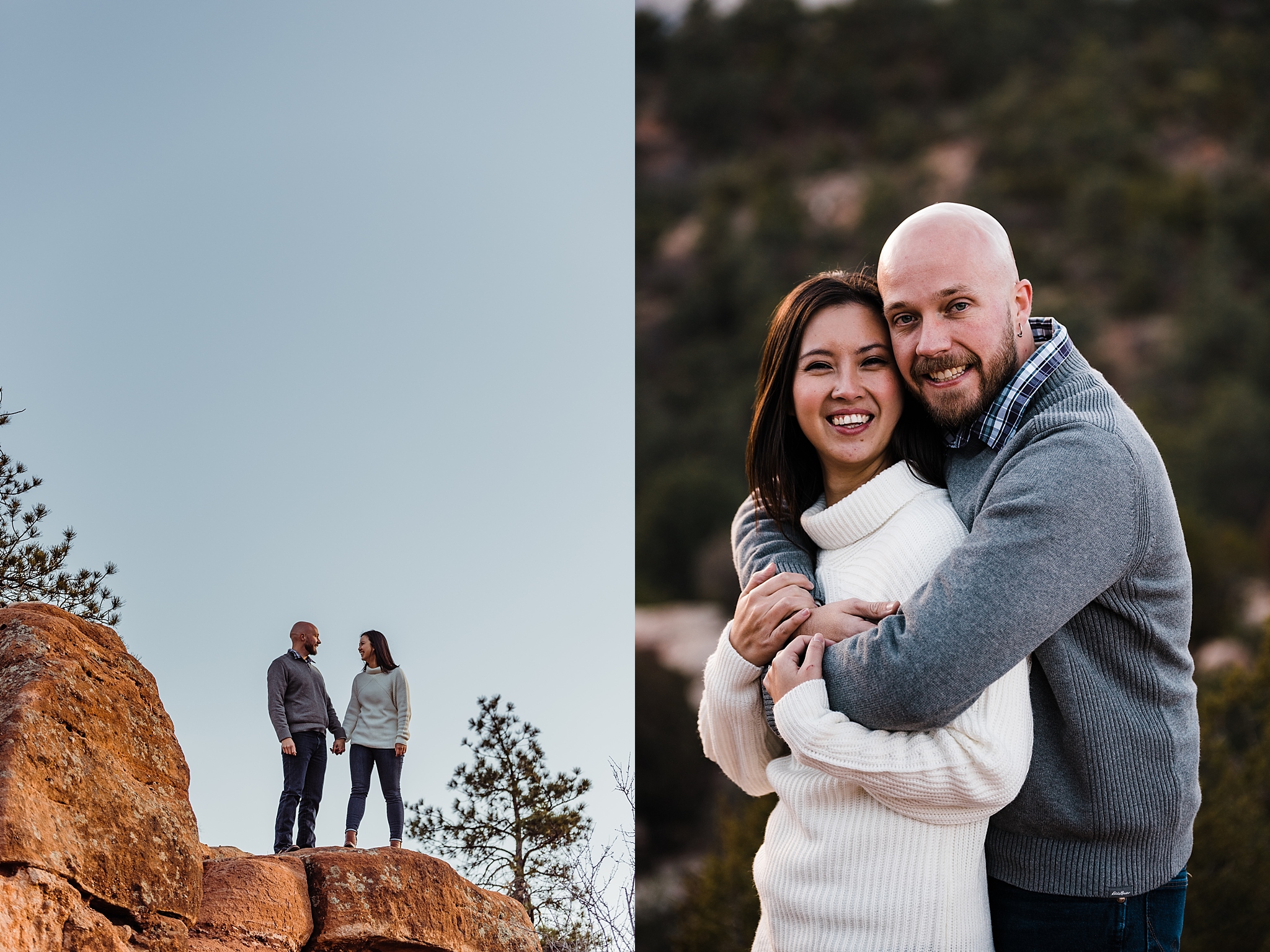 Colorado Springs engagement session at Garden of the Gods
