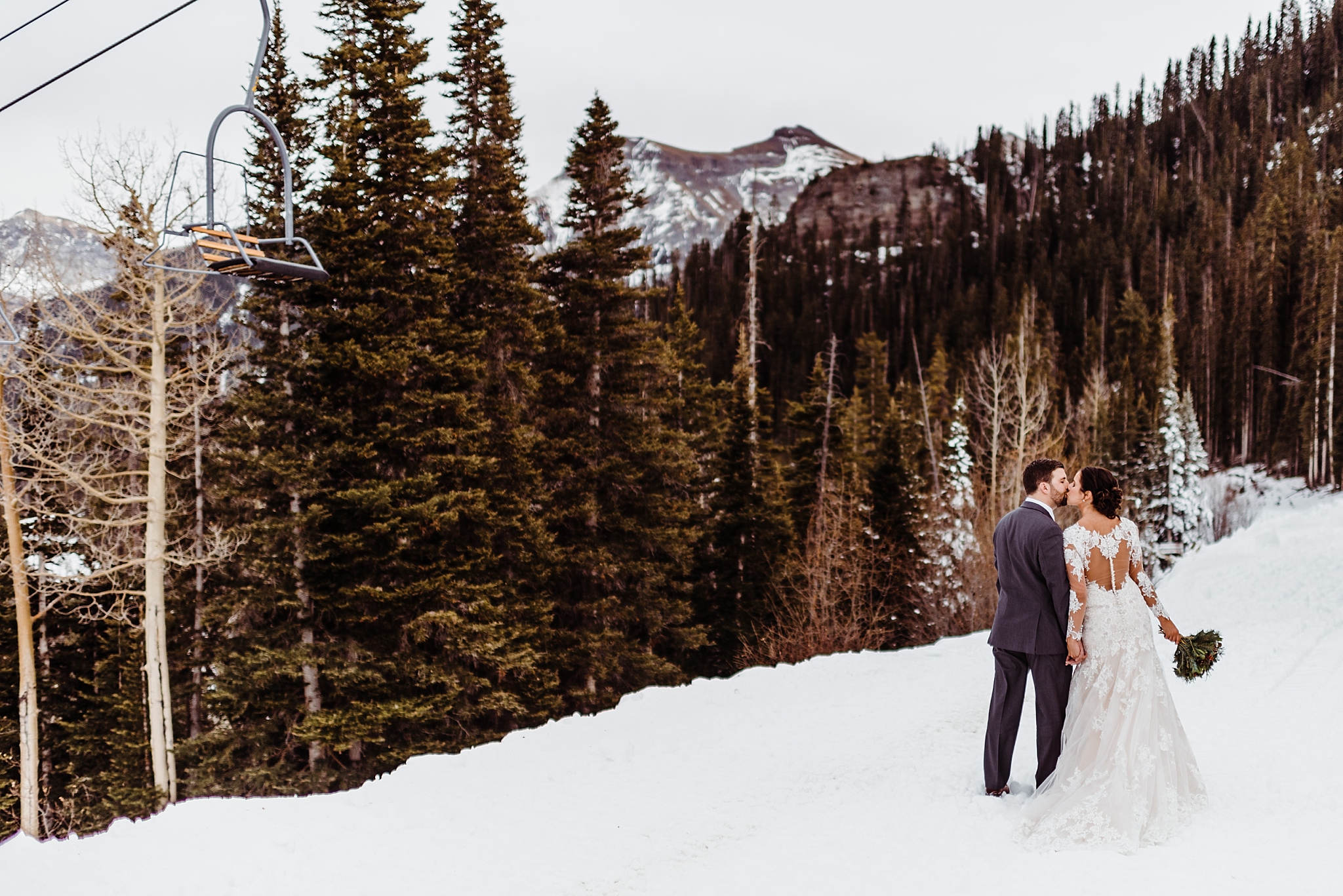 mountain wedding portraits in telluride colorado