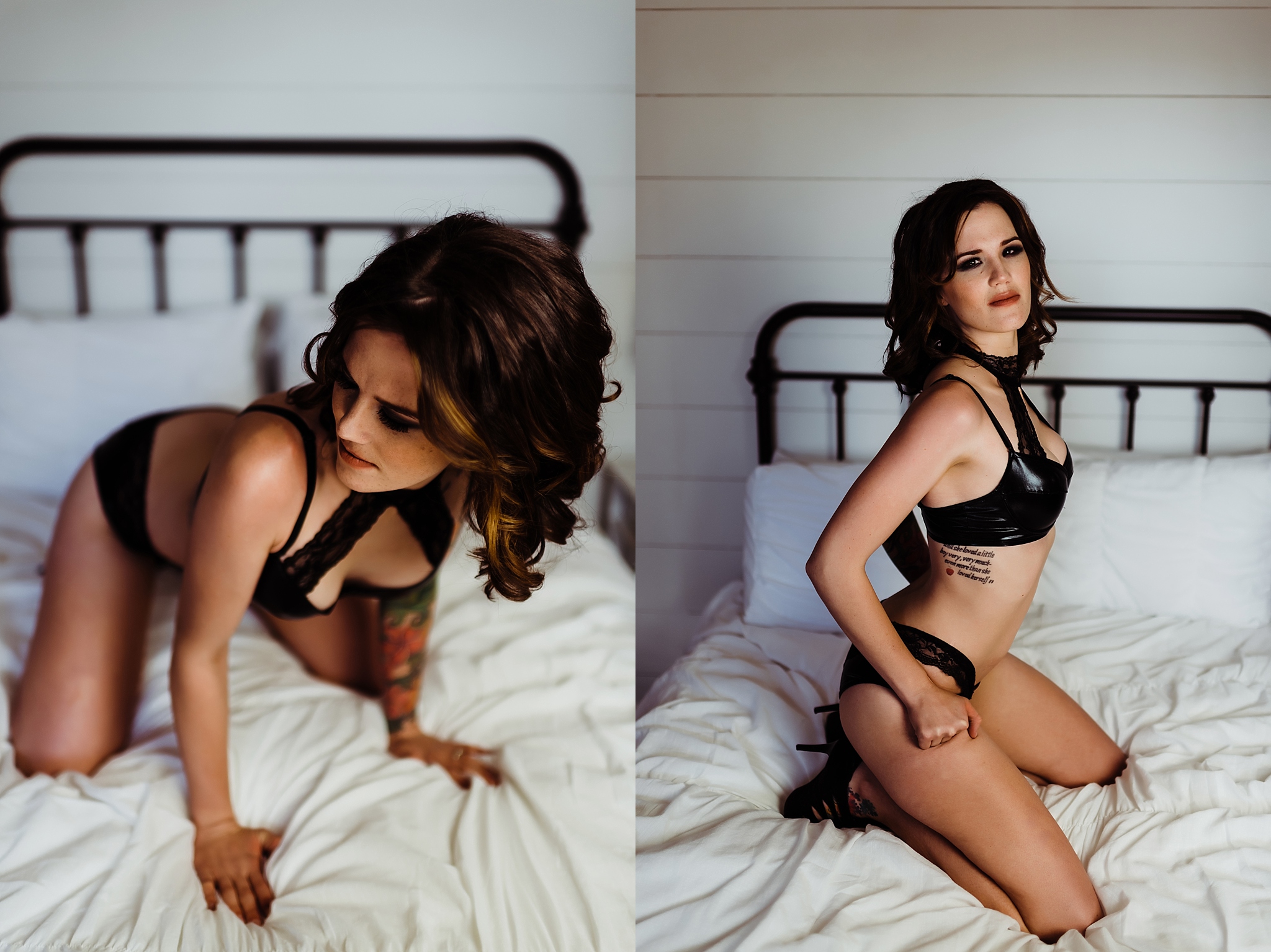 lace and leather boudoir