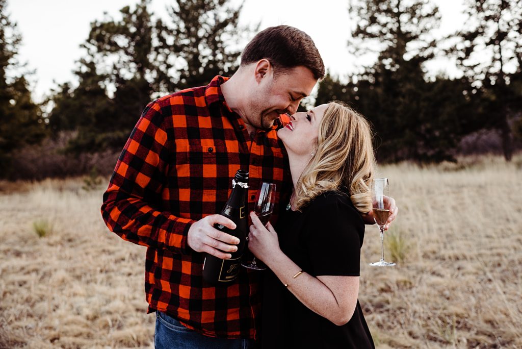 mount herman engagement session in monument, colorado