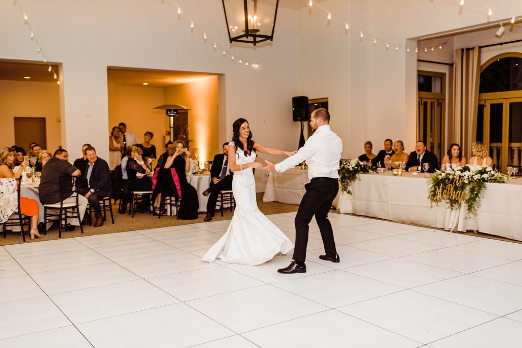 first dance at la quinta country club reception