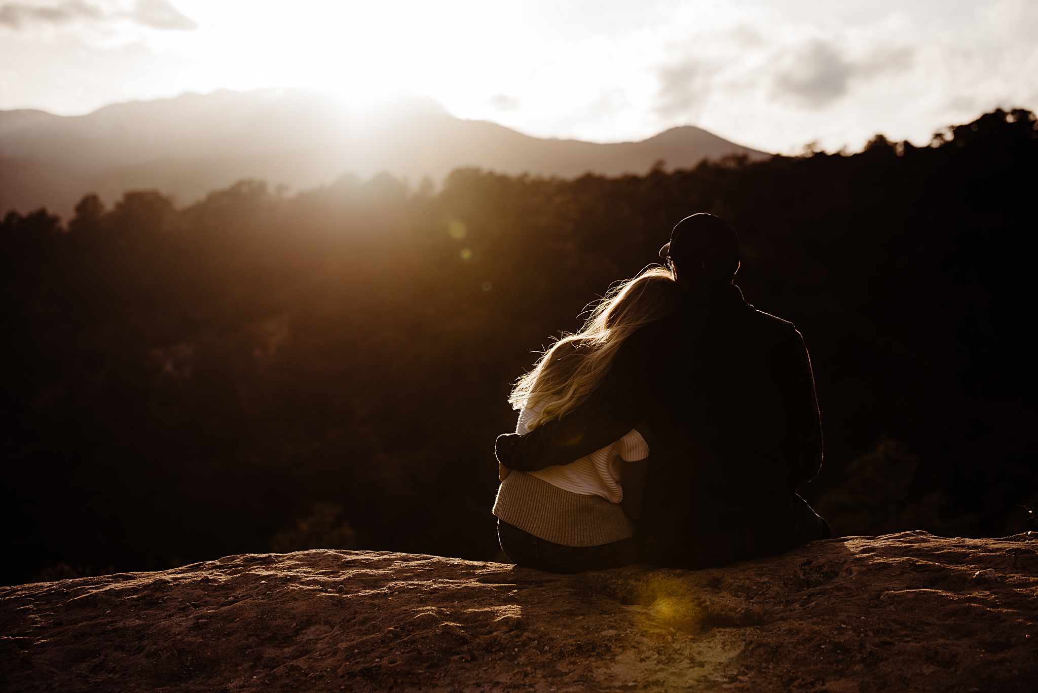 surprise proposal photos at garden of the gods in colorado springs