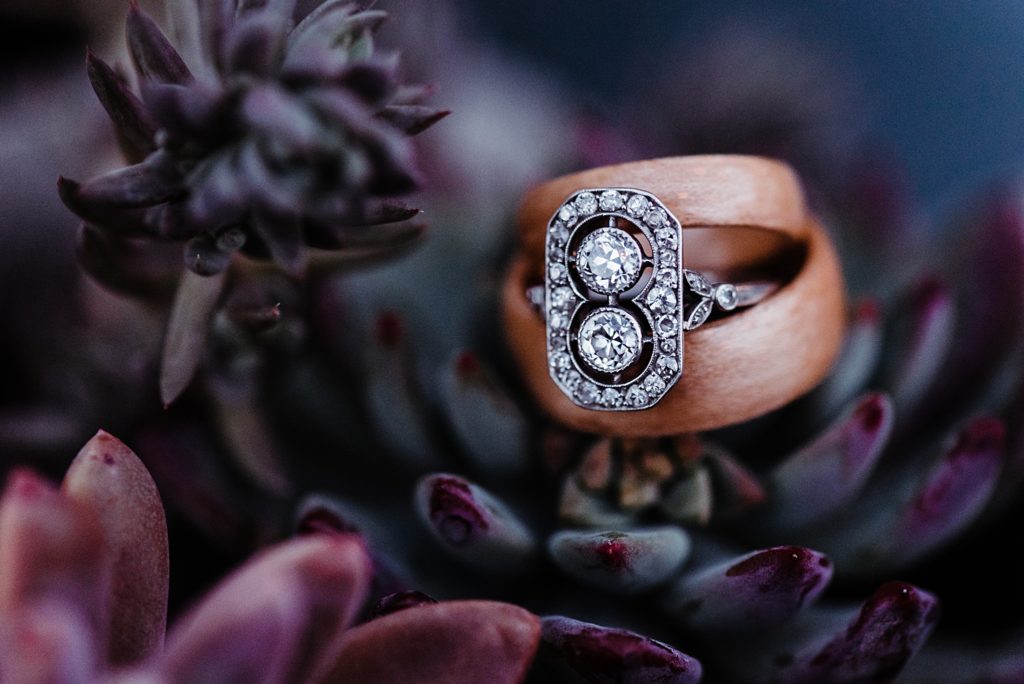 wooden wedding rings